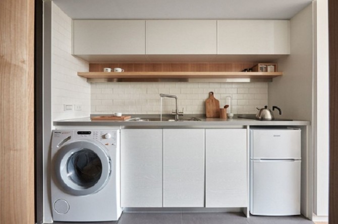 Đặt máy giặt ở đâu trong phòng bếp cho hợp phong thuỷ