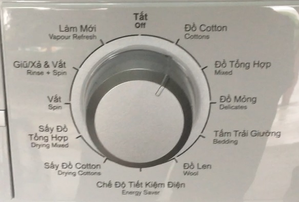 Các chương trình giặt của máy giặt EWW12853