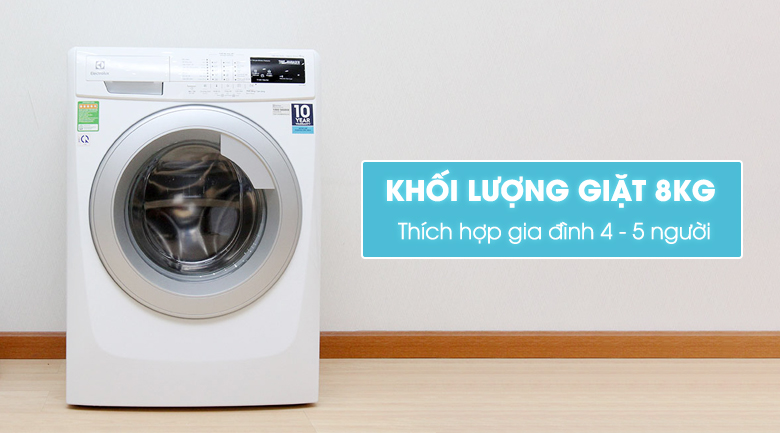 Máy Giặt Electrolux 8 kg EWF12843