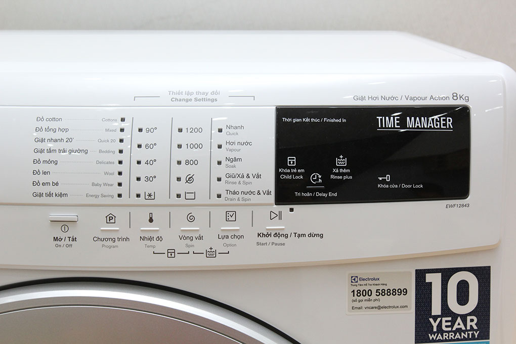 Máy giặt Electrolux 8kg EWF12843