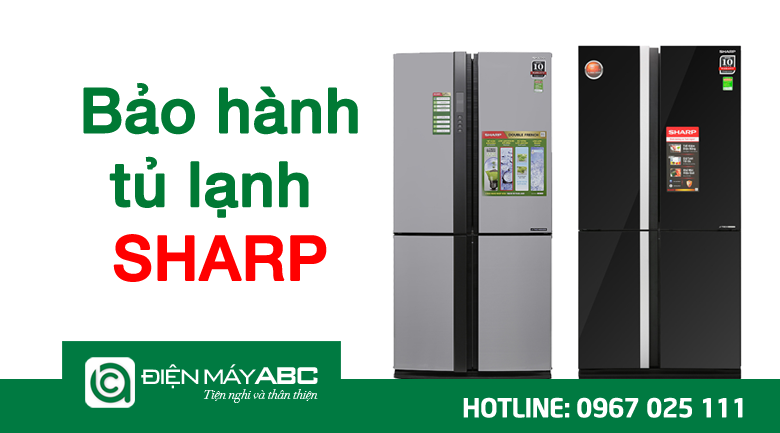 Cập nhập các trung tâm bảo hành tủ lạnh Sharp mới nhất