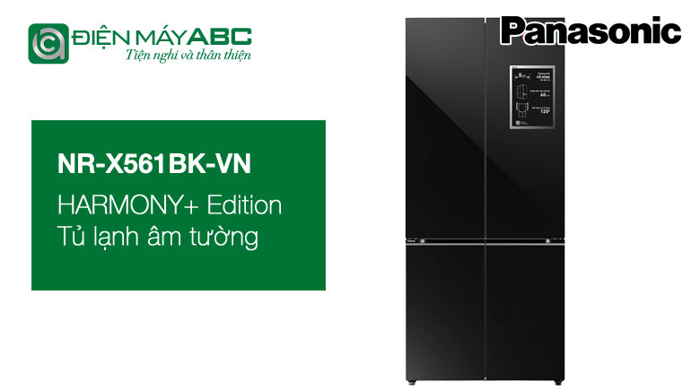 Tủ lạnh Panasonic 4 cánh âm tường NR X561BK VN giá bao nhiêu trong tháng 10 năm 2025?