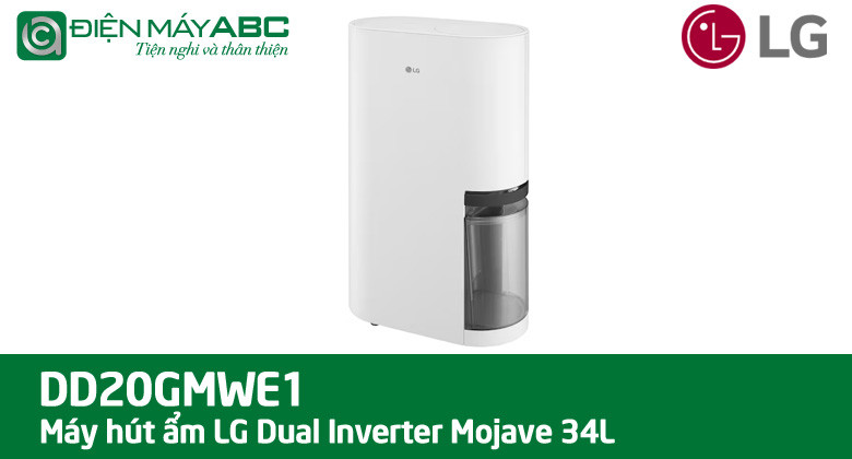 Máy hút ẩm LG dual inverter 34L giá bao nhiêu tiền?