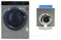Máy giặt sấy Aqua Inverter giặt 10 kg - sấy 6 kg AQD-AH1000G.PS - Chính hãng#2