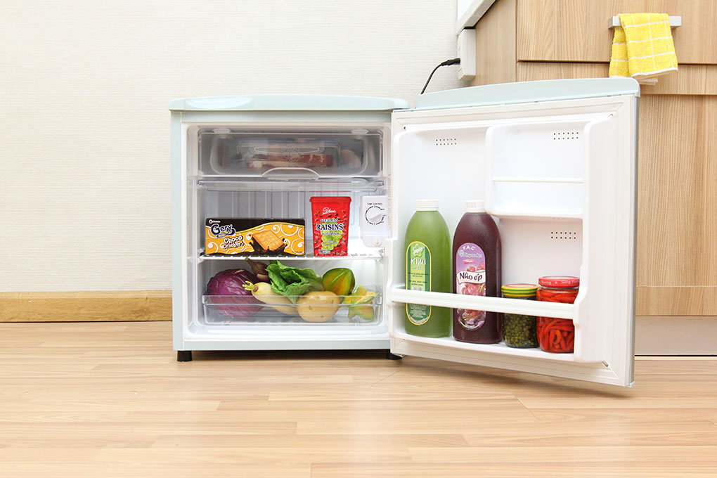 Tủ lạnh mini Aqua AQR-55AR 1 cánh 50 lít (màu xanh ngọc - xám nhạt) - Chính hãng#3