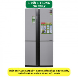 Tủ lạnh Sharp Inverter 605 lít SJ-FX680V-ST - Chính hãng