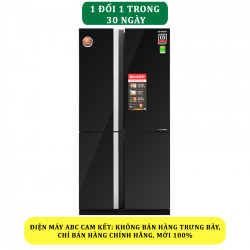Tủ lạnh Sharp SJ-FX688VG-BK Inverter 605 lít- Chính hãng