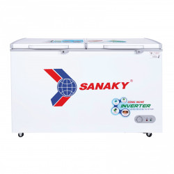 Tủ đông Sanaky Inverter 430 lít VH-5699HY3 1 ngăn đông, 2 cánh - Dàn đồng