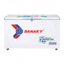 Tủ đông Sanaky Inverter 320 lít VH-4099A3 1 ngăn đông, 2 cánh - Dàn đồng
