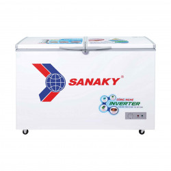 Tủ đông Sanaky Inverter 280 lít VH-3699A3 1 ngăn đông, 2 cánh - Dàn đồng