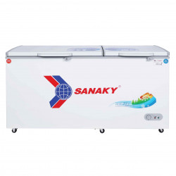 Tủ đông Sanaky 500 lít VH-6699W1 1 ngăn đông, 1 ngăn mát, 2 cánh - Dàn đồng
