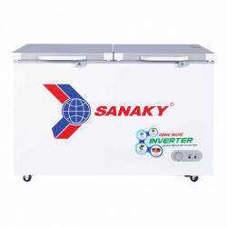Tủ đông Sanaky 305 lít VH-4099A4K 1 ngăn đông, 2 cánh - Dàn đồng, Cánh kính cường lực