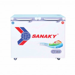 Tủ đông Sanaky 235 lít VH-2899W2KD 1 ngăn đông, 1 ngăn mát, 2 cánh - Dàn đồng, Kính cường lực