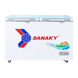 Tủ đông Sanaky 270 lít VH-3699A2KD 1 ngăn đông, 2 cánh - Dàn đồng, Cánh kính cường lực