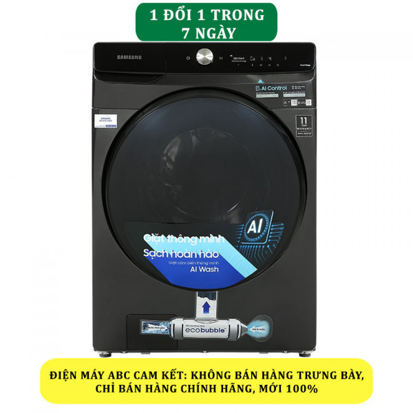 Máy giặt sấy Samsung Inverter 21kg/12kg WD21T6500GV/SV - Chính hãng