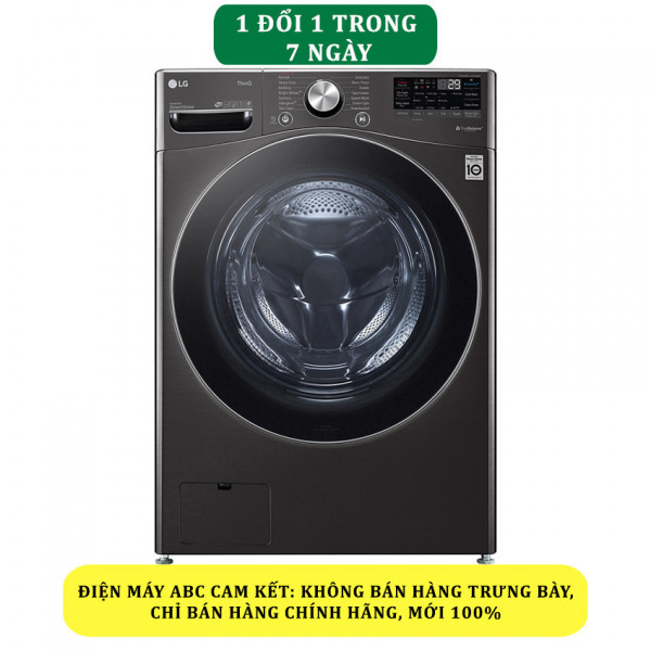 Máy giặt sấy LG Inverter 21kg/12kg F2721HVRB - Chính hãng