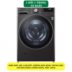 Máy giặt sấy LG Inverter 21kg/12kg F2721HVRB - Chính hãng