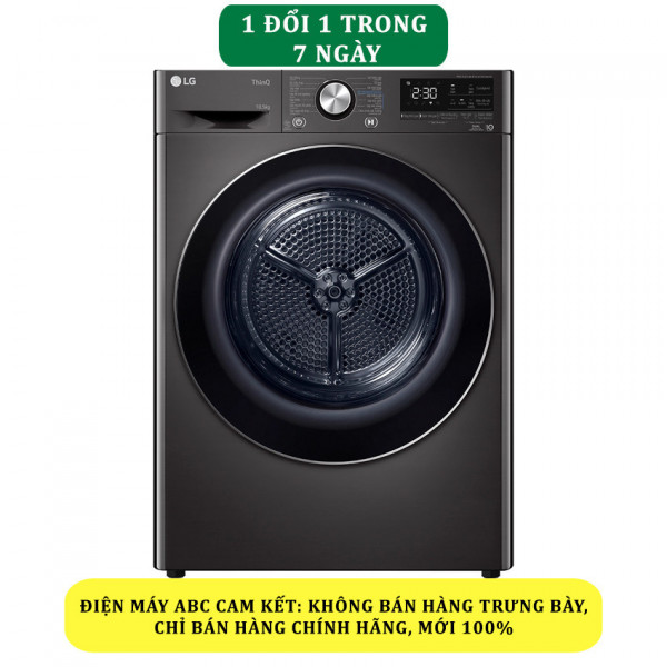 Máy sấy bơm nhiệt LG 10.5kg DVHP50B - Chính hãng