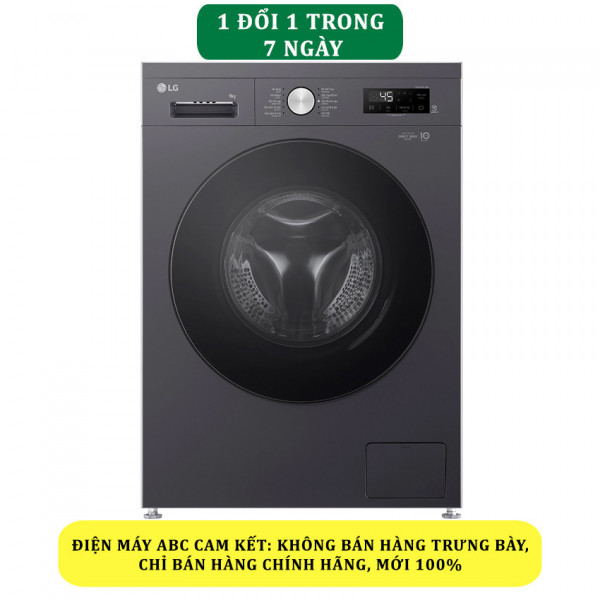 Máy giặt LG AI DD Inverter 9 kg FB1209S5M - Chính hãng