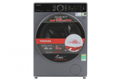 Máy giặt sấy Toshiba Inverter giặt 10.5 kg - sấy 7 kg TWD-T25BZU115MWV(MG) - Chính hãng