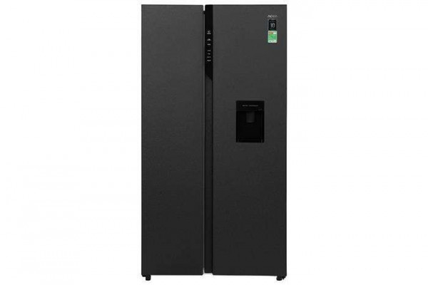 Tủ lạnh Aqua Inverter 550 lít Side By Side AQR-S612XA(WCB) - Chính hãng