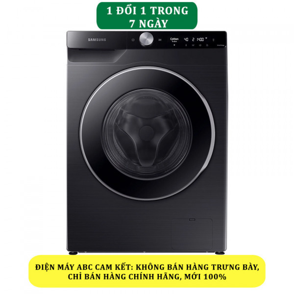 Máy giặt Samsung WW12CG604DLBSV AI EcoBubble Inverter 12kg - Chính hãng