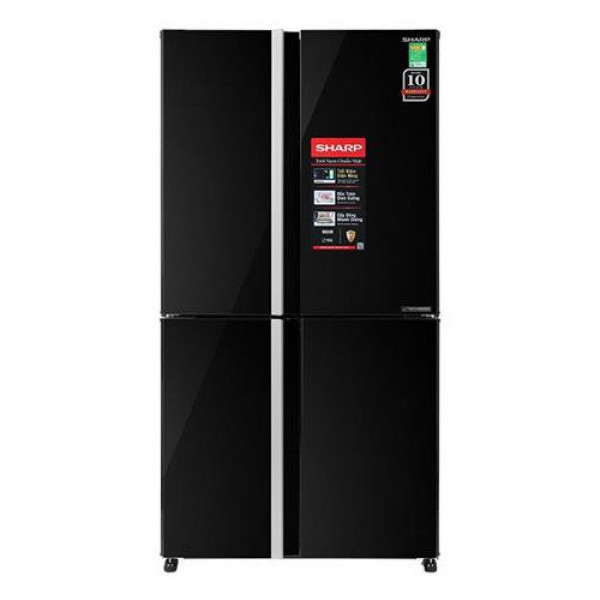 Tủ lạnh Sharp Inverter 525 lít Multi Door SJ-FX610V-MK - Chính hãng