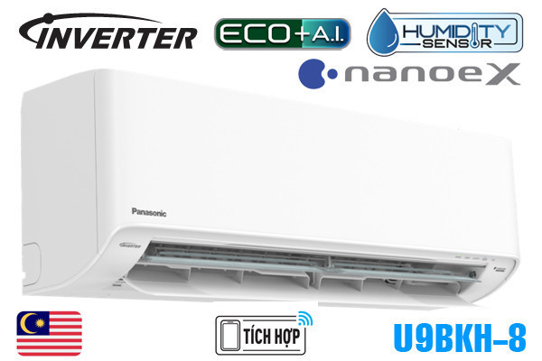 Điều hòa Panasonic 1 chiều Inverter 9000BTU CU/CS-U9BKH-8 - Chính hãng