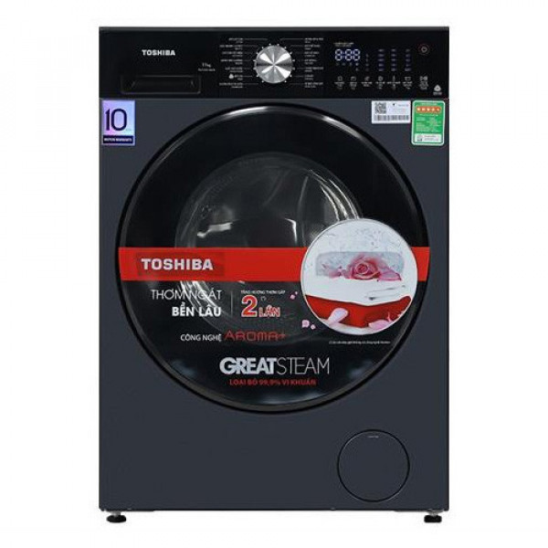 Máy giặt Toshiba Inverter 11 kg TW-T33B120UWV(MK) - Chính hãng