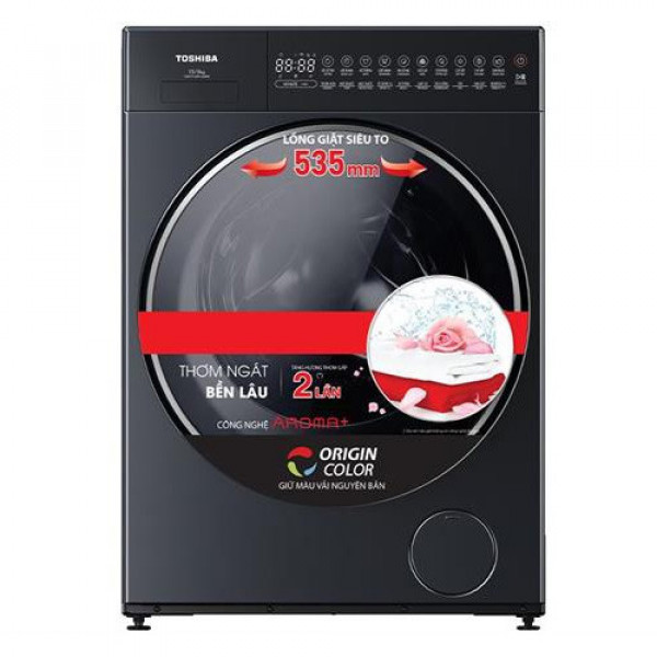 Máy giặt sấy Toshiba Inverter giặt 15 kg - sấy 9 kg TWD-T35BP160MWV(MG)