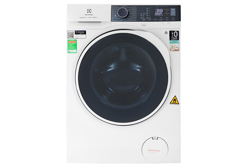 Máy giặt sấy Electrolux EWW9024P5WB inverter 9kg/6kg - Chính hãng