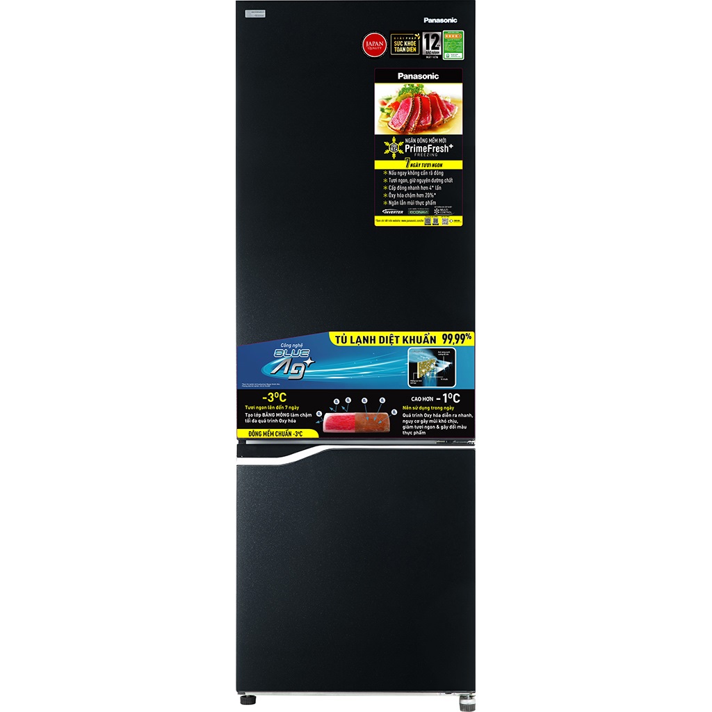 Tủ lạnh Panasonic Inverter 322 lít NR-BV360GKVN - Chính hãng