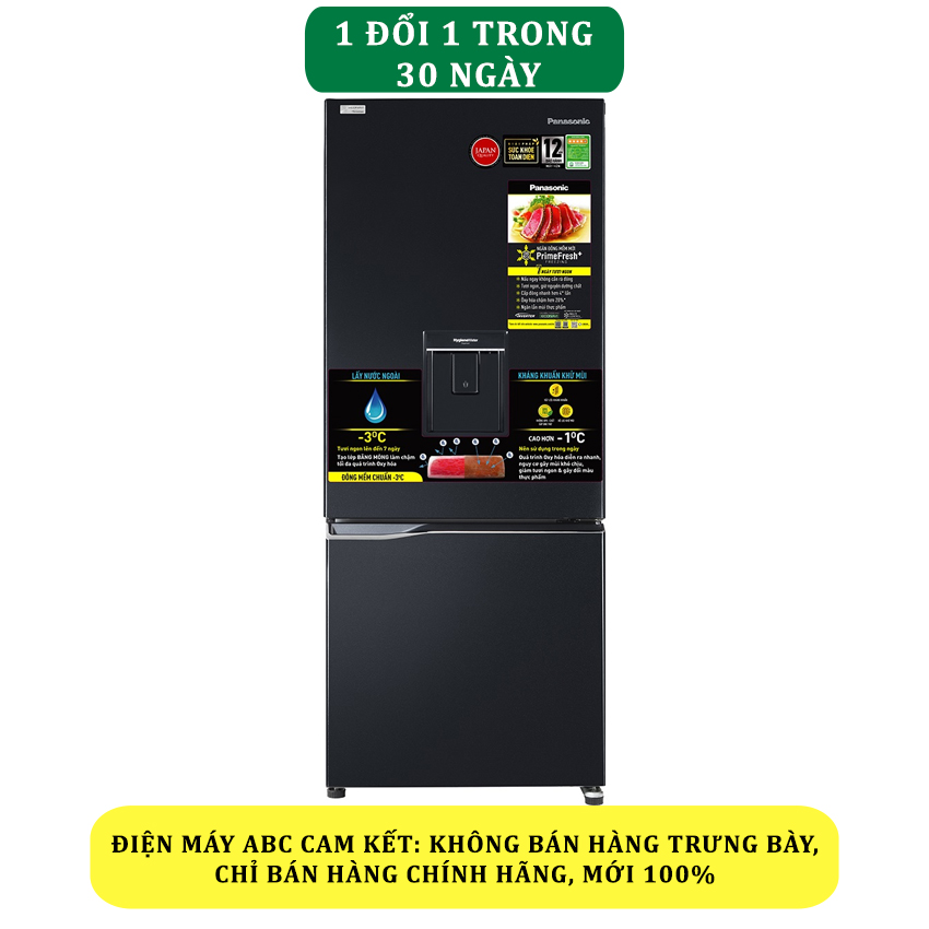Tủ lạnh Panasonic Inverter 255 lít NR-BV280WKVN - Chính hãng