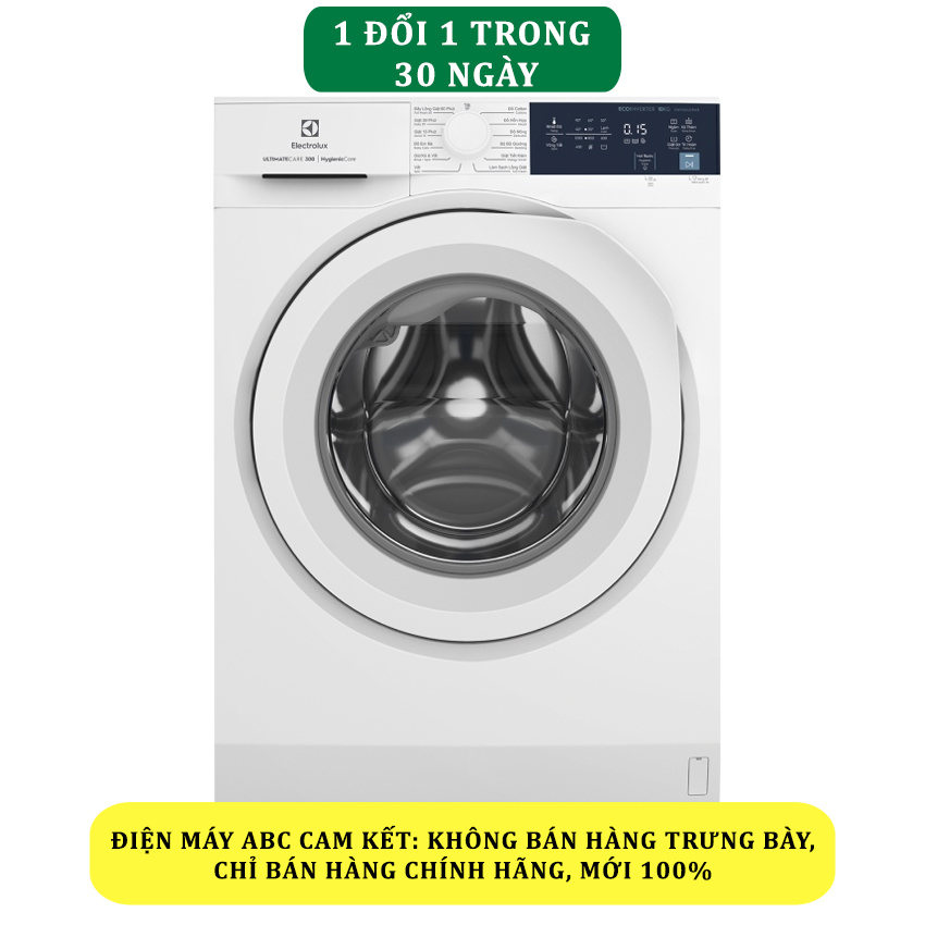 Máy giặt Electrolux Inverter 10kg EWF1024D3WB Mới 2023