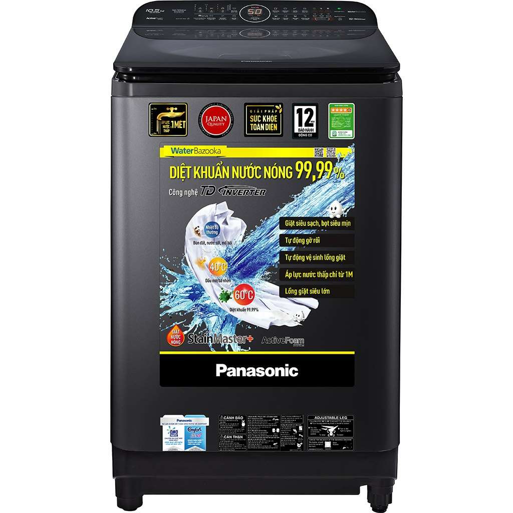 Máy giặt Panasonic Inverter 10.5 Kg NA-FD10VR1BV - Chính hãng