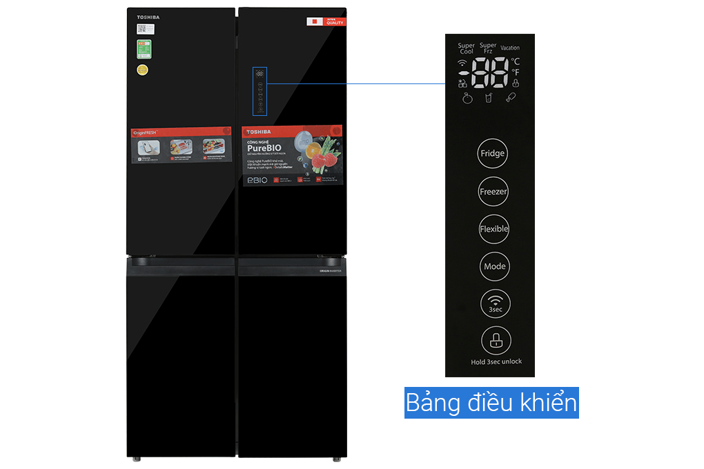 Tủ lạnh Toshiba Inverter 474 lít Multi Door GR-RF611WI-PGV(22)-XK - Chính hãng#12