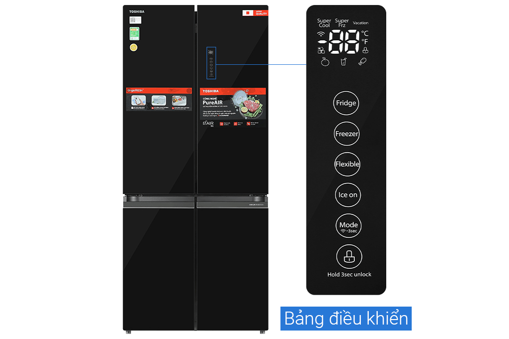 Tủ lạnh Toshiba Inverter 515 lít GR-RF665WIA-PGV(22)-XK - Chính hãng#12