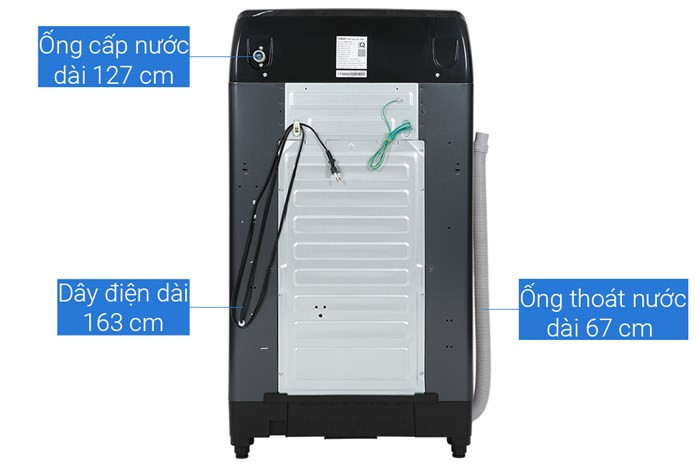 Máy giặt Aqua 10.5 kg AQW-FR105JT BK - Chính hãng#2