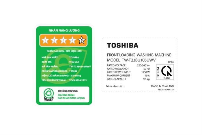 Máy giặt Toshiba Inverter 9.5 kg TW-T23BU105UWV(MG) - Mới 2025#2
