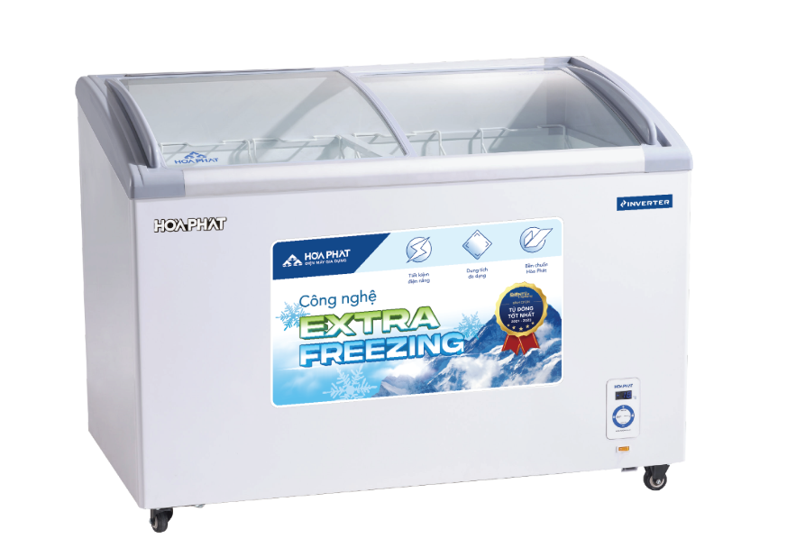 Tủ Đông kính cong Hòa Phát 357 lít inverter 1 ngăn HSF-AD8357.C1 - Chính hãng#3