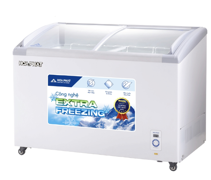 Tủ đông  kính cong Hòa Phát 1 ngăn 451 lít HSF AD6451.C1 - Chính hãng#2