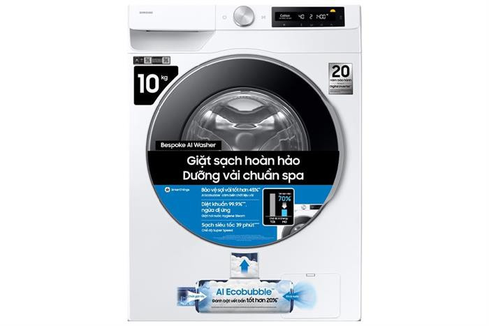 Máy giặt Samsung AI EcoBubble Inverter 10 kg WW10DG6U34LESV - Mới 2025#1