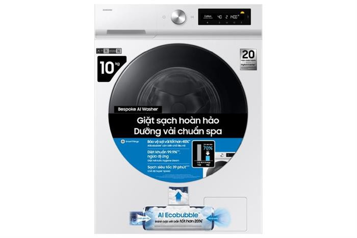 Máy giặt Samsung Bespoke AI EcoBubble Inverter 10 kg WW10DB7U34GWSV - Mới 2025#1