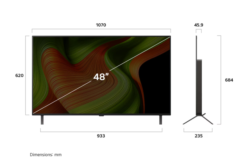 Smart Tivi OLED LG AI 4K 48 inch OLED48B5PSA Mới 2025#2