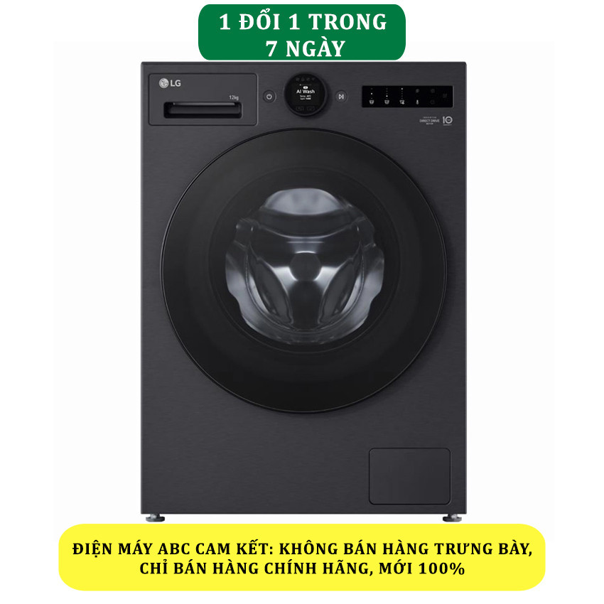 Máy giặt LG AI DD Inverter 12 kg FX1412S3KAV - Mới 2025#1