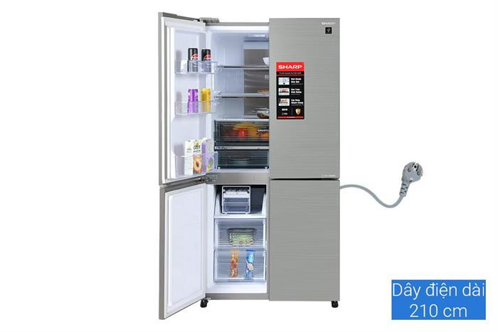 Tủ lạnh Sharp Inverter 572 lít Multi Door SJ-FXP650VG-SL - Chính hãng#4