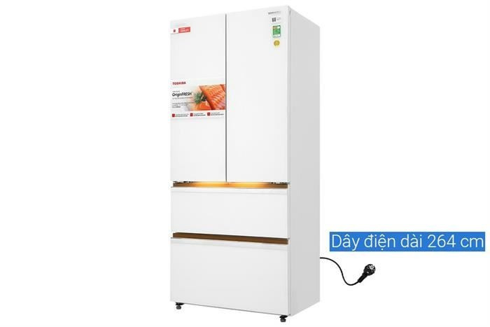Tủ lạnh Toshiba Inverter 533 lít Japandi Multi Door GR-RF690WI-PGV(67) - Chính hãng#3