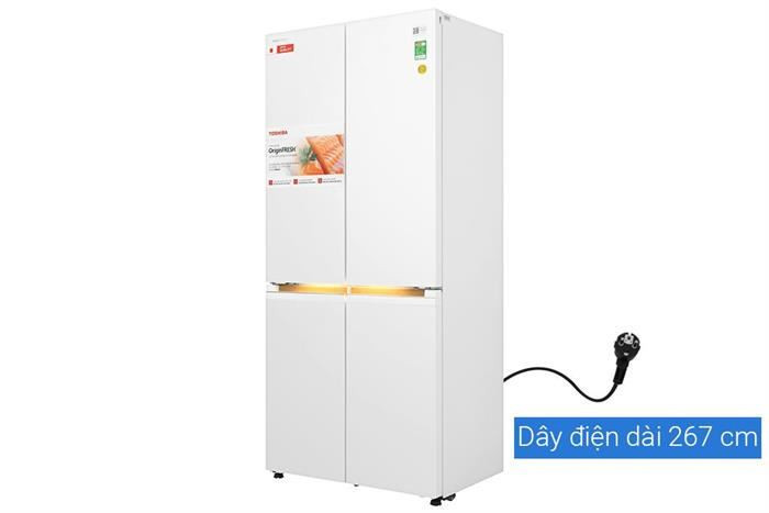 Tủ lạnh Toshiba Inverter 535 lít Japandi Multi Door GR-RF695WI-PGV(67) - Chính hãng#4