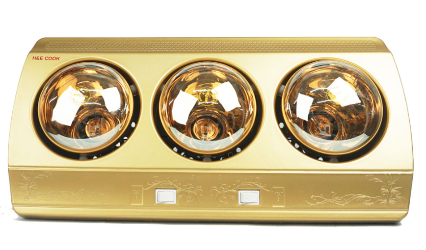 Đèn sưởi nhà tắm 3 bóng H&E Cook HE03D - Chính hãng #1