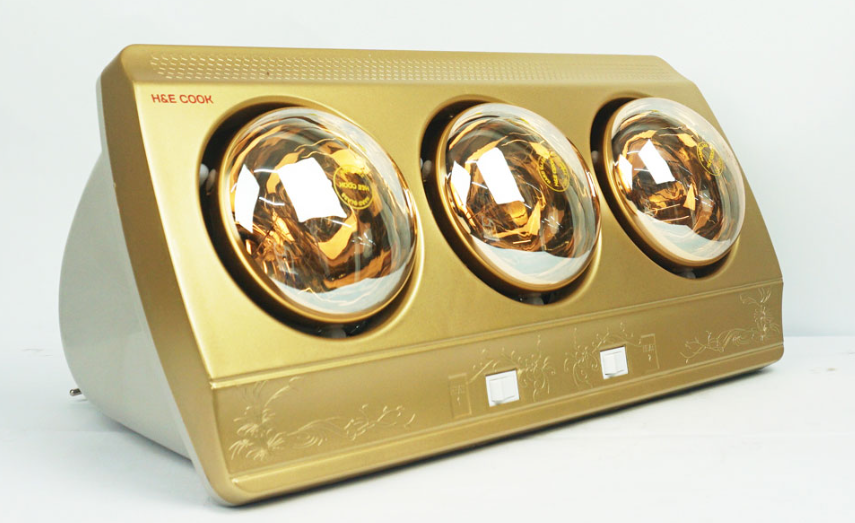 Đèn sưởi nhà tắm 3 bóng H&E Cook HE03D - Chính hãng #6